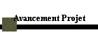 Avancement Projet